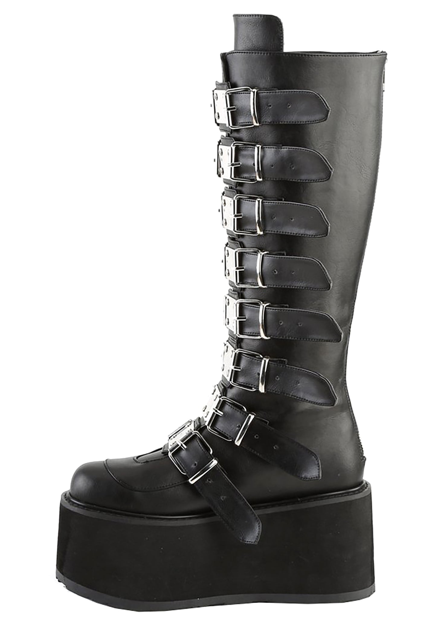  DAMNED 318 Obsession Black Platform Boots