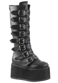  DAMNED 318 Obsession Black Platform Boots