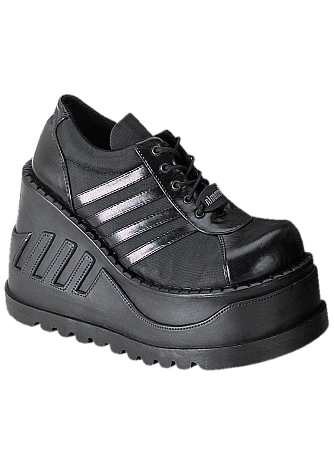  STOMP 08 Black Platform Sneakers
