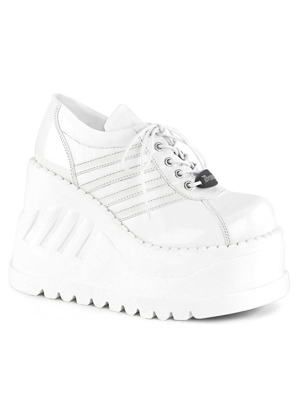  STOMP 08 White Platform Sneakers