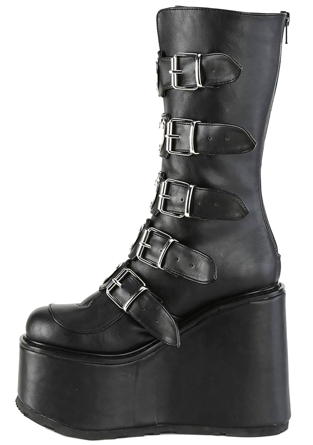  SWING 230 Black Heart Black Platform Boots