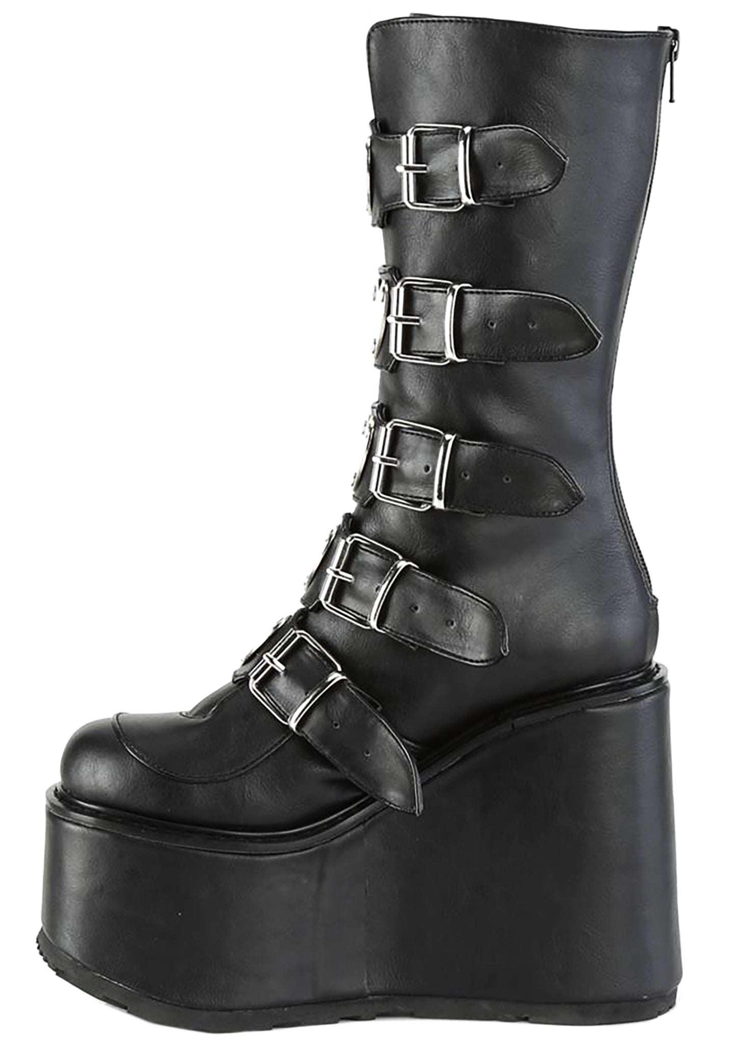  SWING 230 Black Heart Black Platform Boots