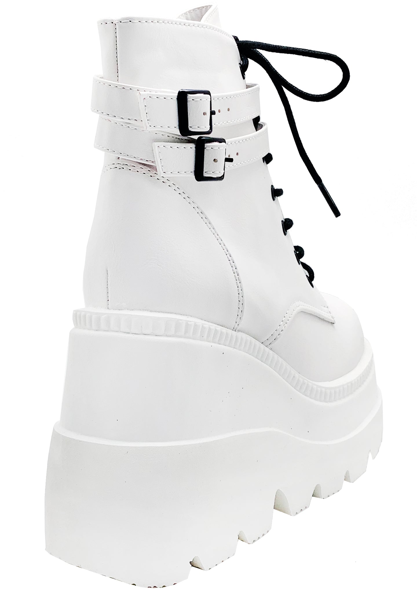  SHAKER 52 White Platform Boots