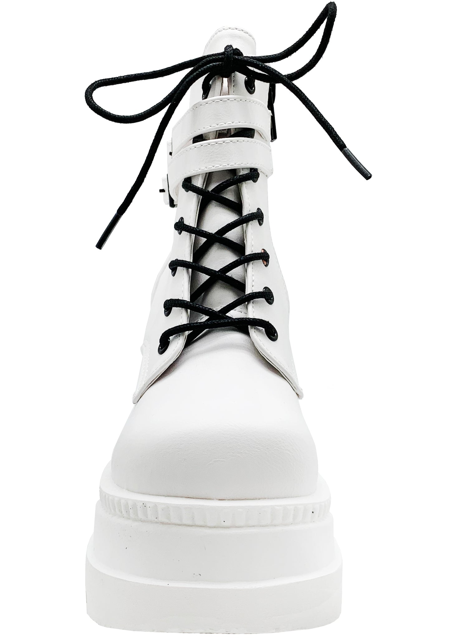  SHAKER 52 White Platform Boots