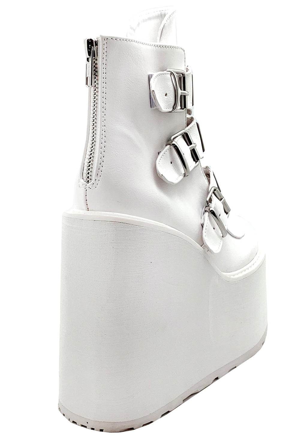  SWING 105 Asylum White Platform Boots