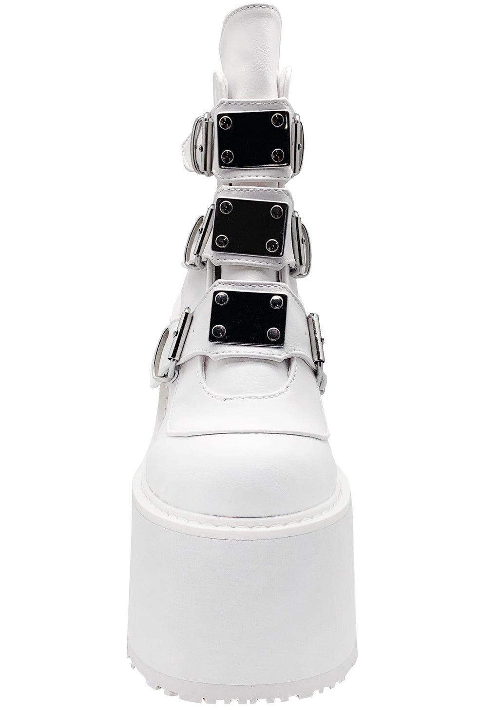  SWING 105 Asylum White Platform Boots