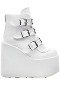  SWING 105 Asylum White Platform Boots