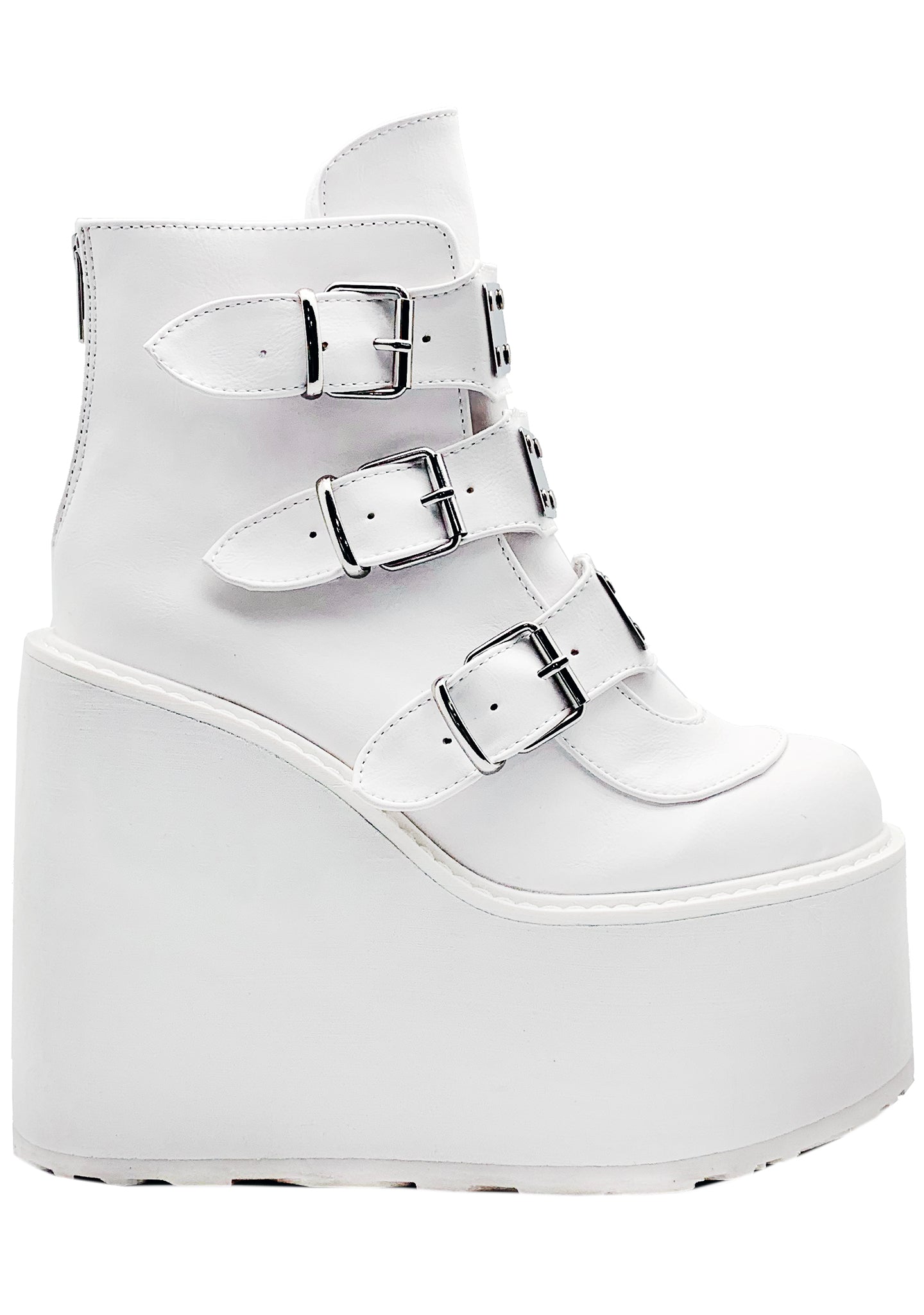  SWING 105 Asylum White Platform Boots