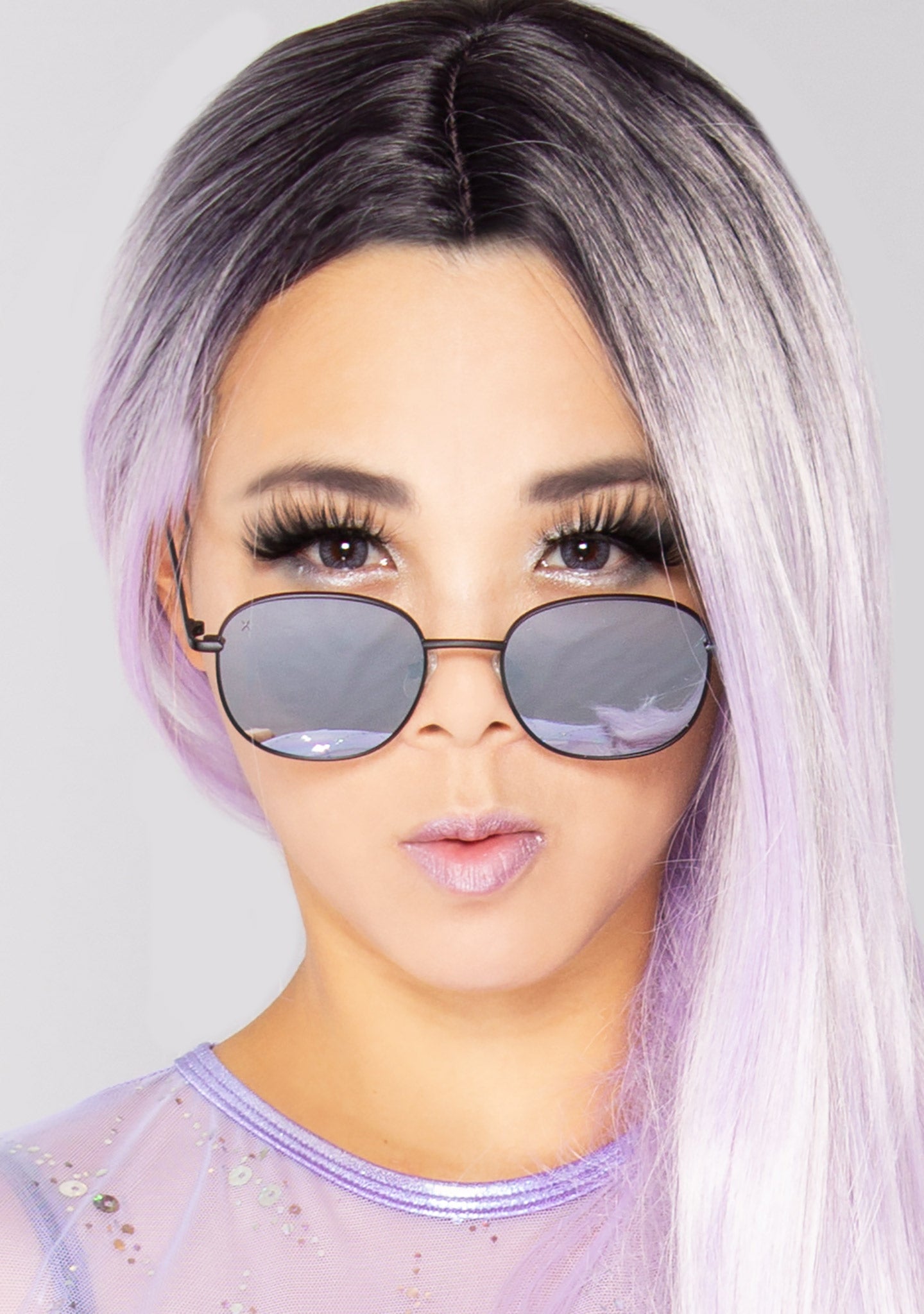  Avalon Sunglasses In Matte Black/Grey Mirror