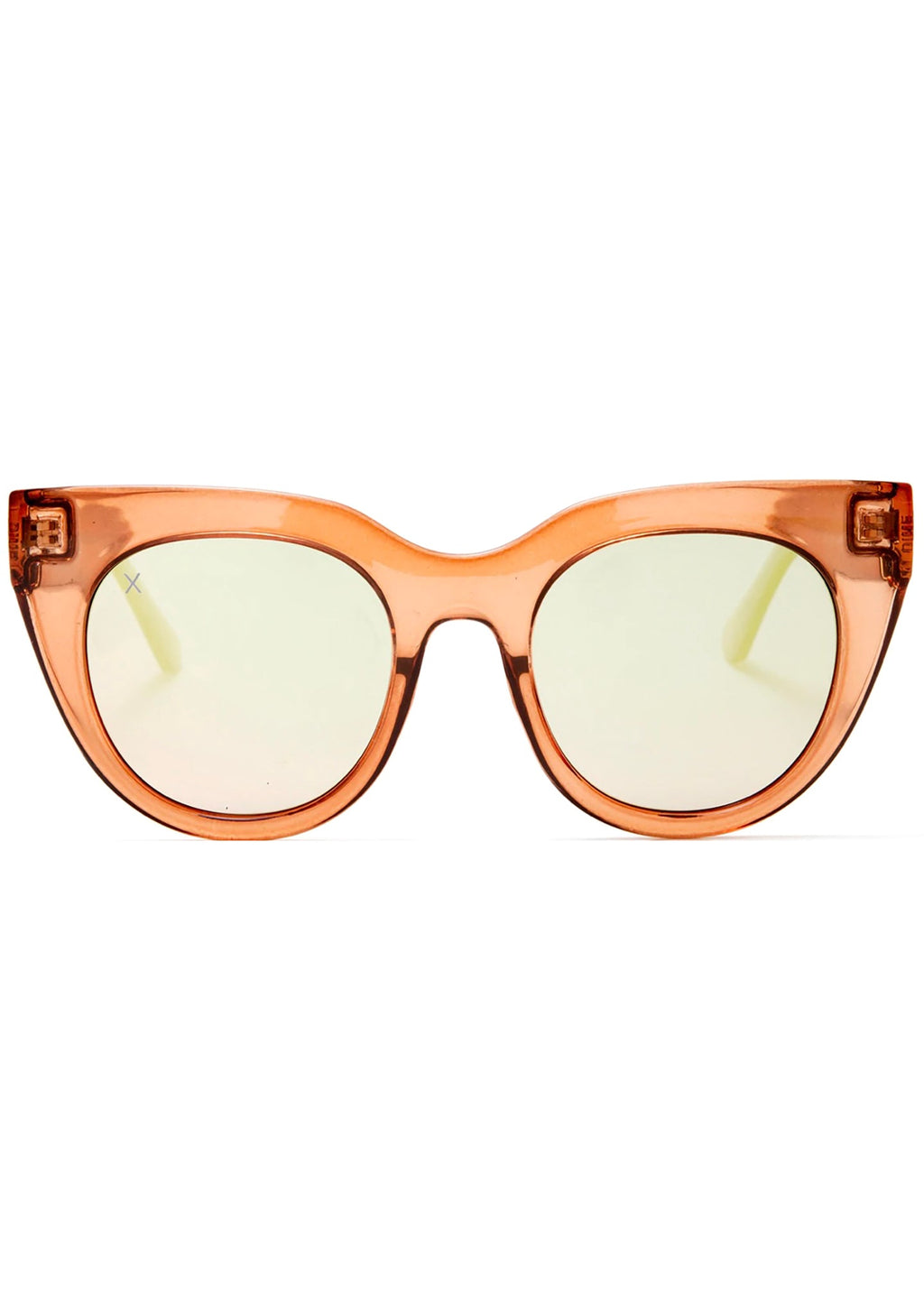  Rumors Sunglasses In Taupe Crystal/Beige Mirror