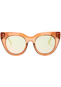  Rumors Sunglasses In Taupe Crystal/Beige Mirror