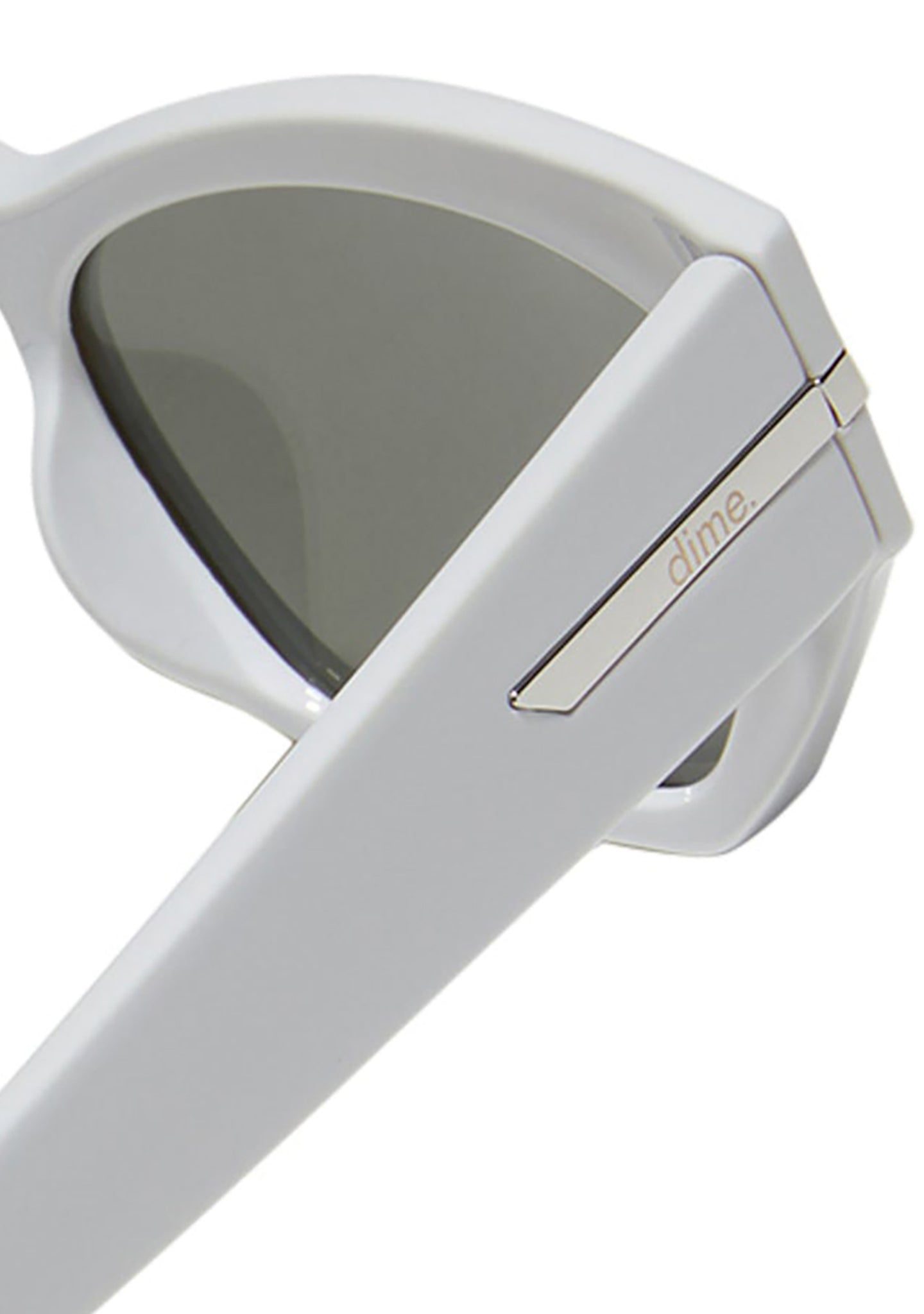  Sawtelle Polarized Sunglasses In Glossy White Silver Mirror