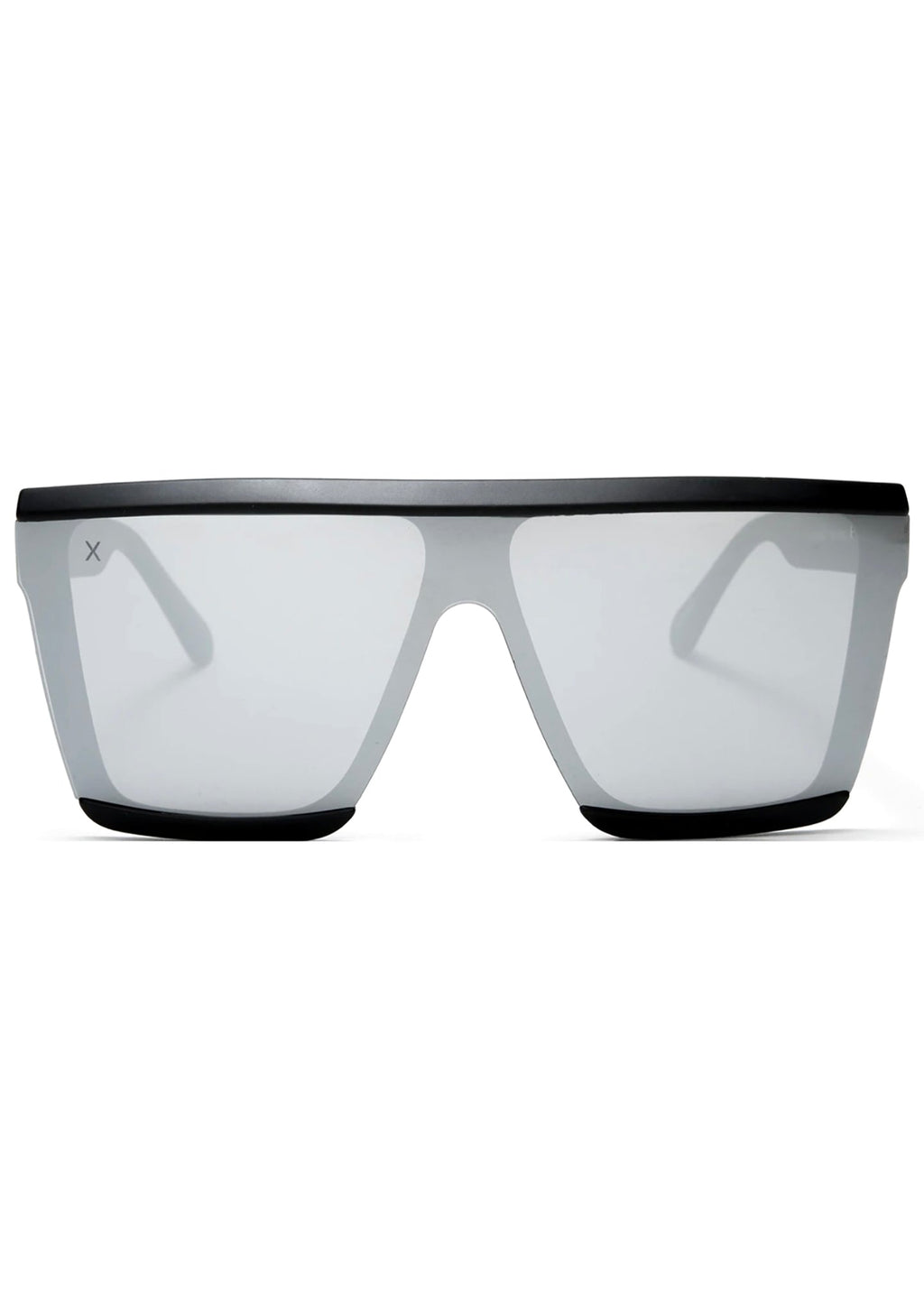  Unlocked Sunglasses In Matte Black/Grey Mirror