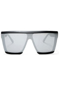  Unlocked Sunglasses In Matte Black/Grey Mirror