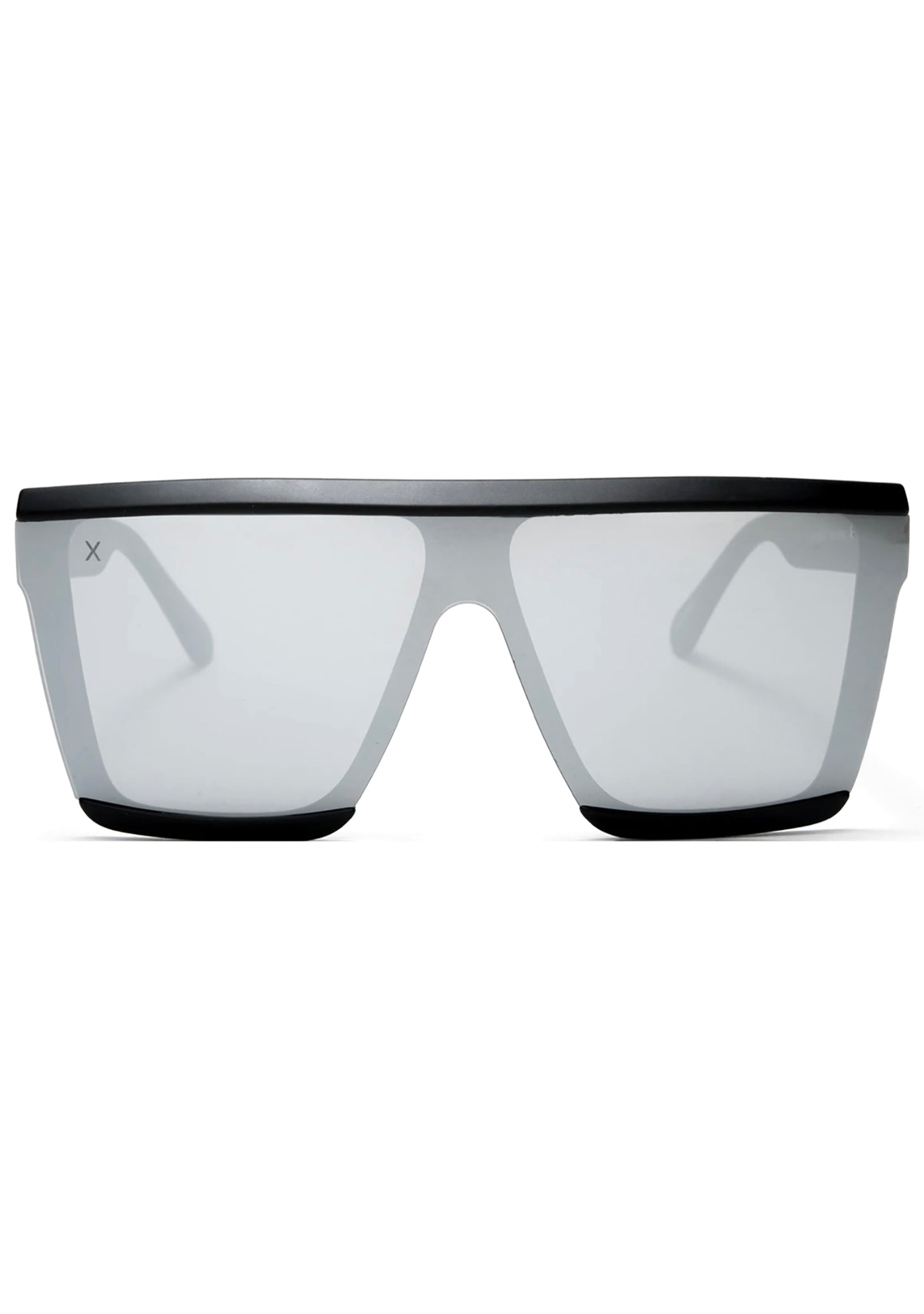  Unlocked Sunglasses In Matte Black/Grey Mirror