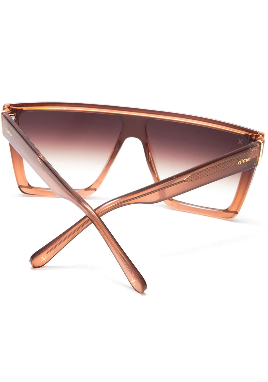  Unlocked Sunglasses In Taupe Crystal/Brown Gradient