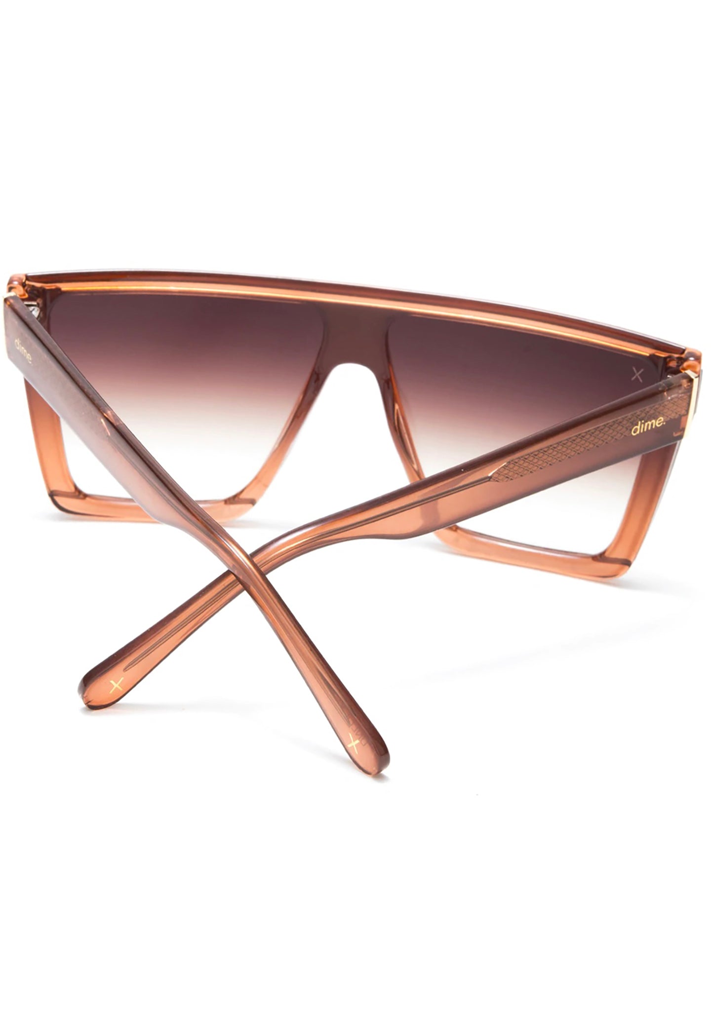  Unlocked Sunglasses In Taupe Crystal/Brown Gradient