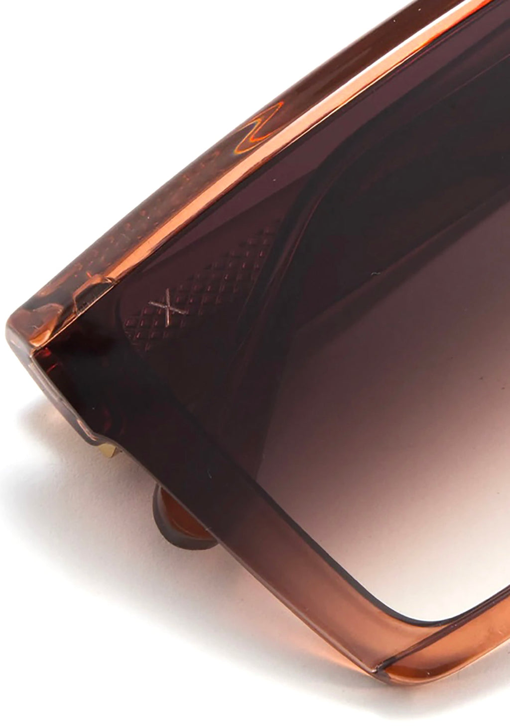  Unlocked Sunglasses In Taupe Crystal/Brown Gradient
