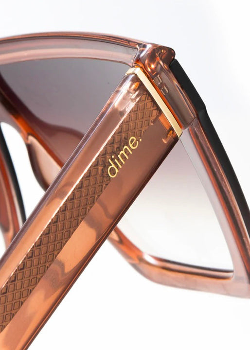  Unlocked Sunglasses In Taupe Crystal/Brown Gradient