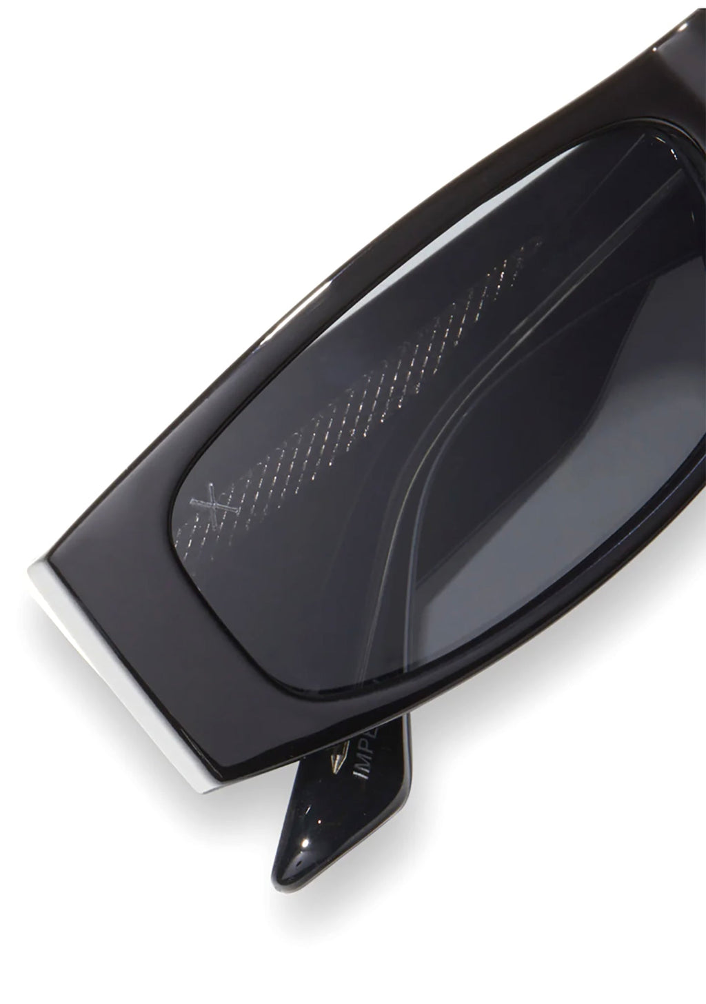  X Les Do Makeup Midnight Polarized Sunglasses In Black/Grey Purple Flash