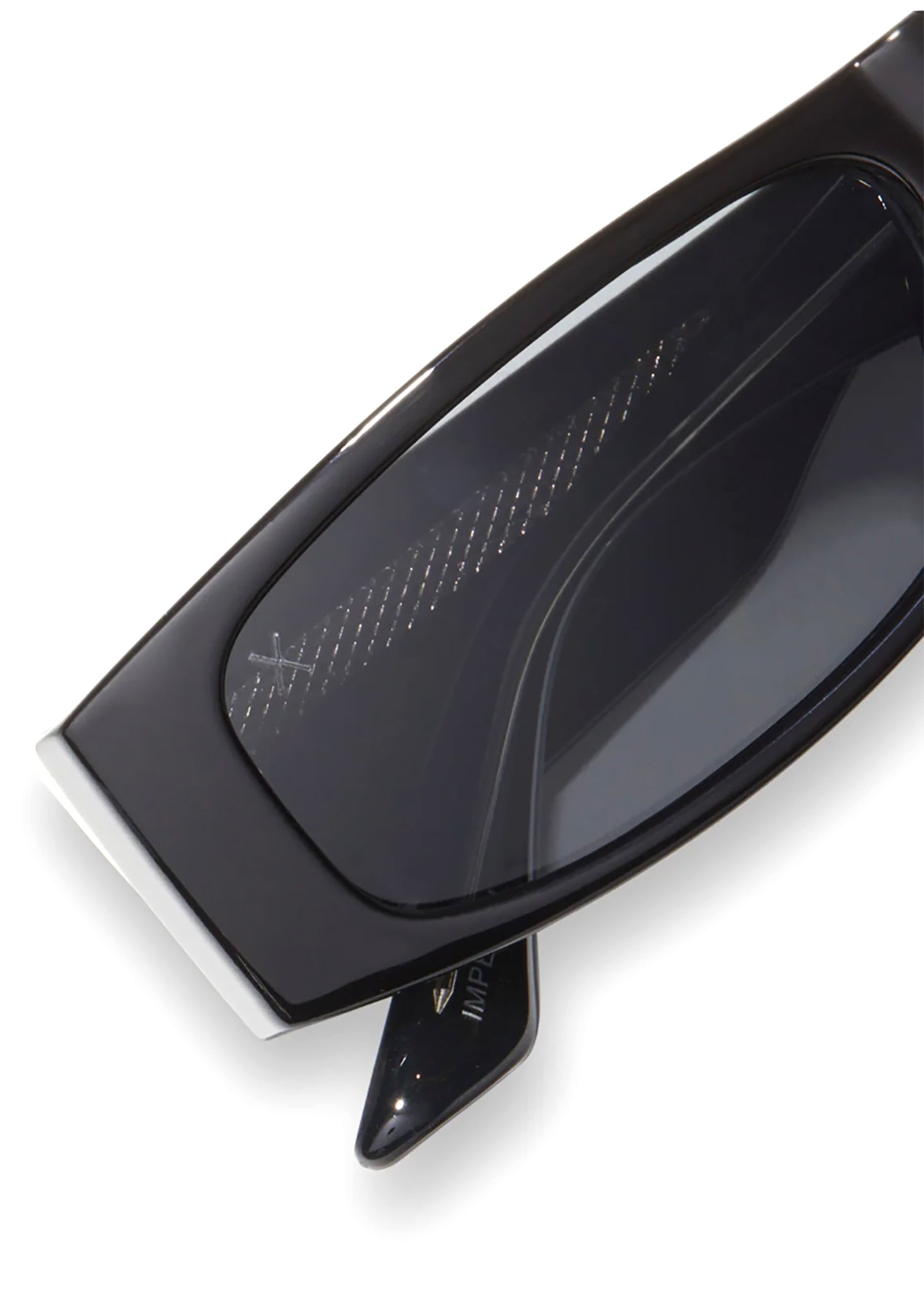  X Les Do Makeup Midnight Polarized Sunglasses In Black/Grey Purple Flash