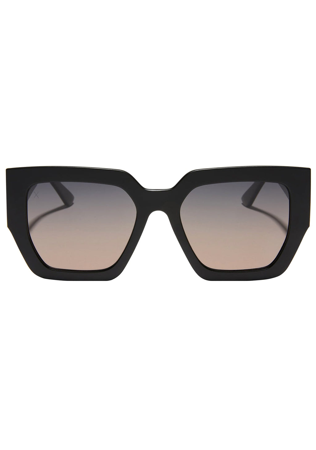  X Rissa G She's A 10 Polarized Sunglasses In Matte Black Orchid Gradient