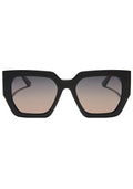  X Rissa G She's A 10 Polarized Sunglasses In Matte Black Orchid Gradient