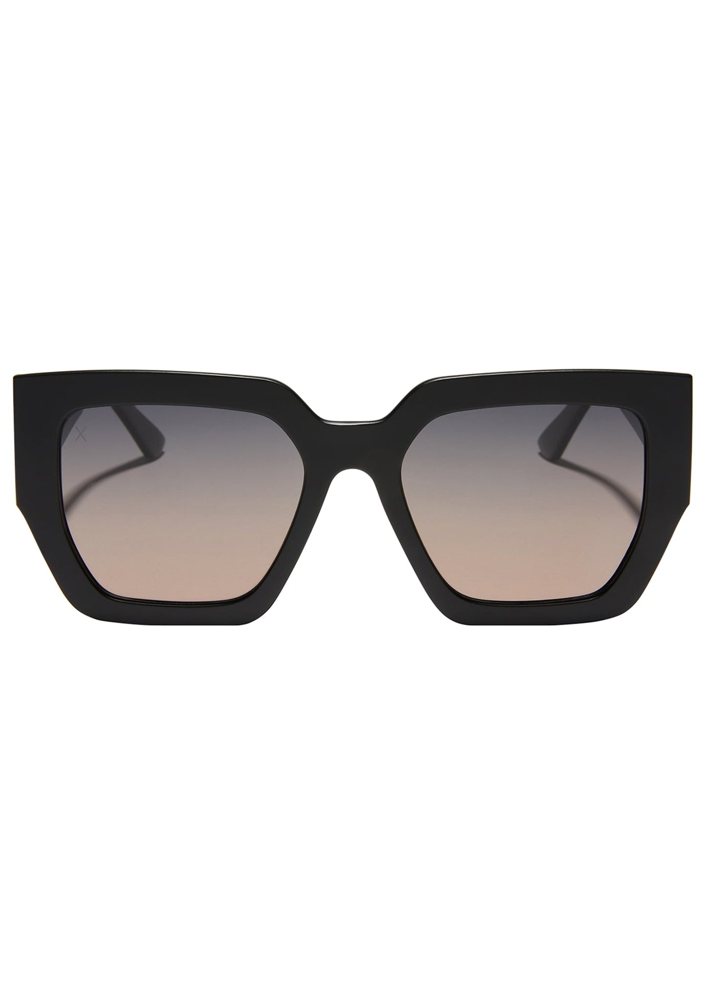  X Rissa G She's A 10 Polarized Sunglasses In Matte Black Orchid Gradient