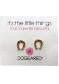  Its The Little Things Horseshoe Earring In Gold