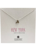  Love Is A State Of Mind New York Necklace In Silver