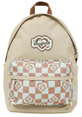  Kaleido Series Plus One Mini Backpack In Mushroom Checked