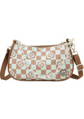  Kaleido Series Priestess Crossbody Bag In Mushroom Checked