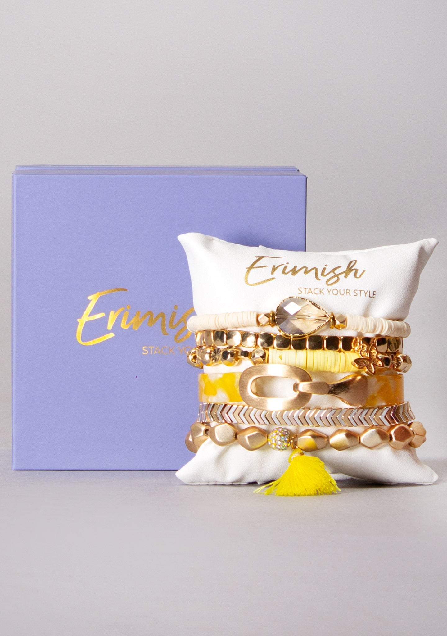  Ribbons Of Gold Bracelet Stack