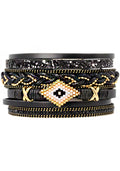  Into The Night Multi Strand Bracelet