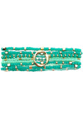  Into The Sky Lost In Jade Stacked Bracelet