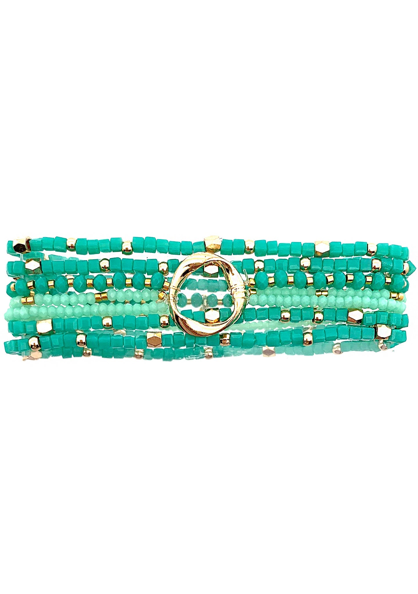  Into The Sky Lost In Jade Stacked Bracelet
