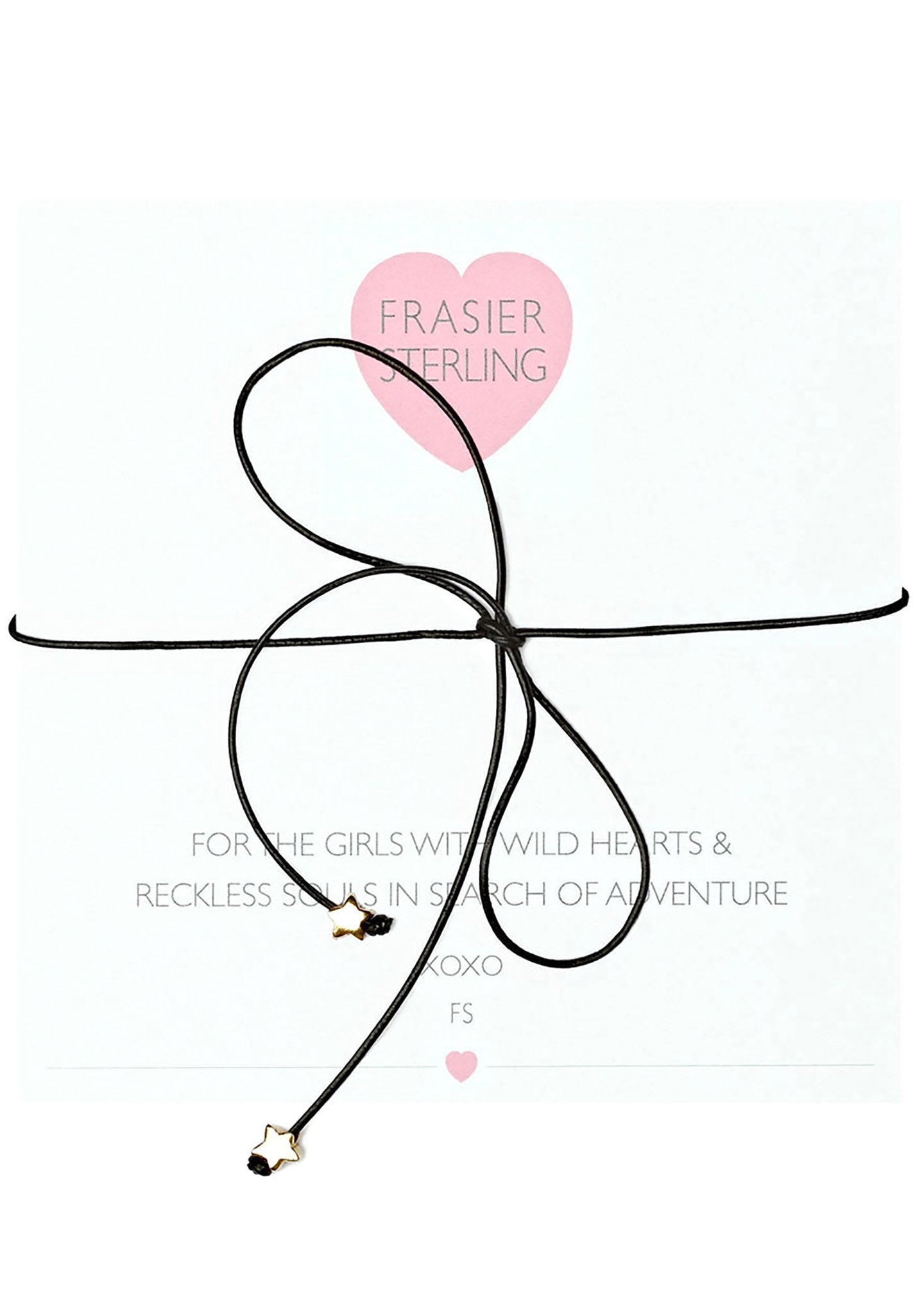  Disco Fever Bowtie Stars Choker In Black