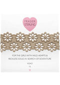  Lacey Daisy Choker In Tan