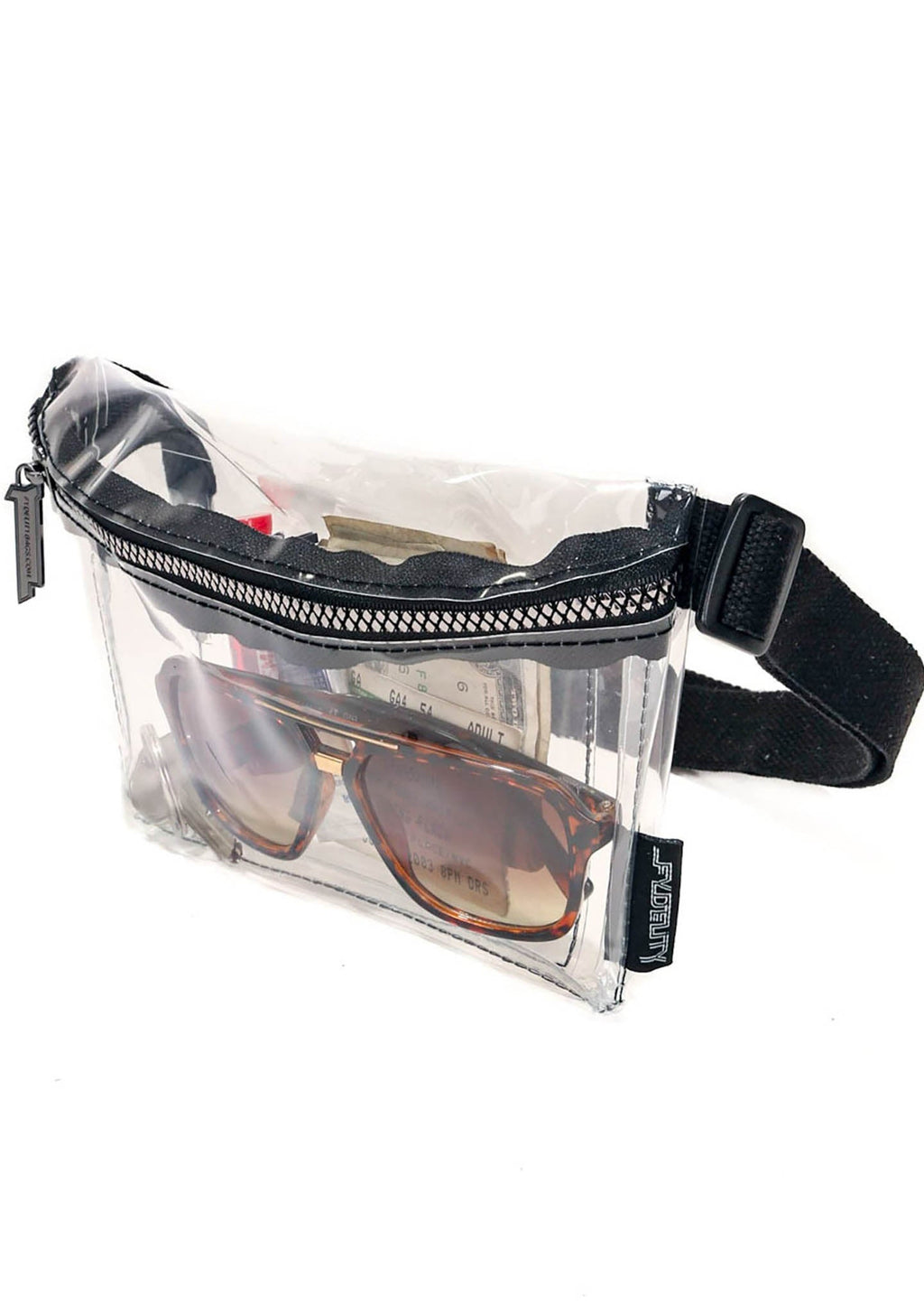  Ultra Slim Clear Bag Policy Belt Bags