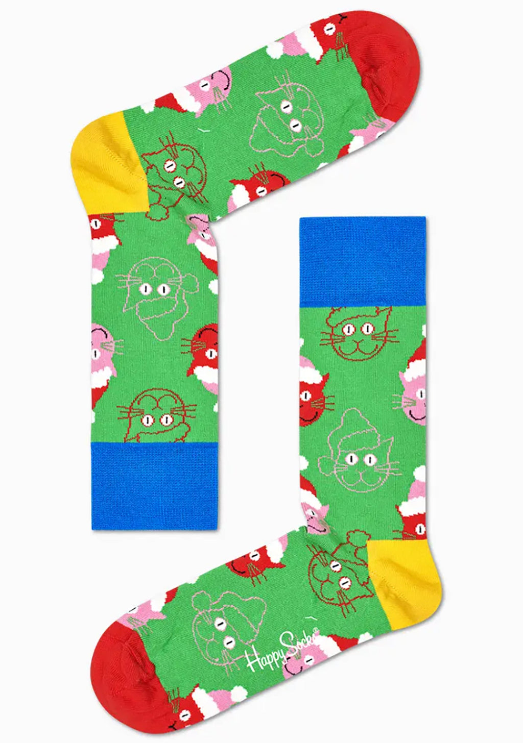 Happy Socks Psychedelic Candy Cane Socks Gift Box Set
