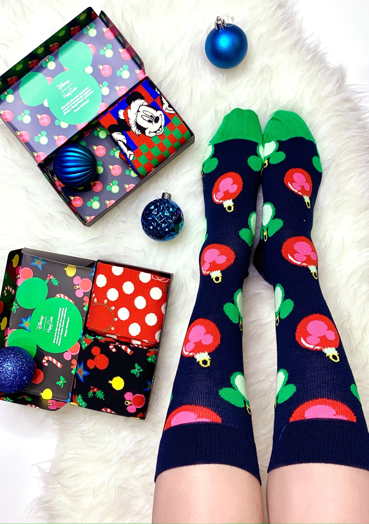 Happy Socks X Disney Christmas VHS Socks 4PK Gift Box Set