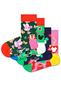 Happy Socks X Disney Kids Christmas Socks 4PK Gift Box Set