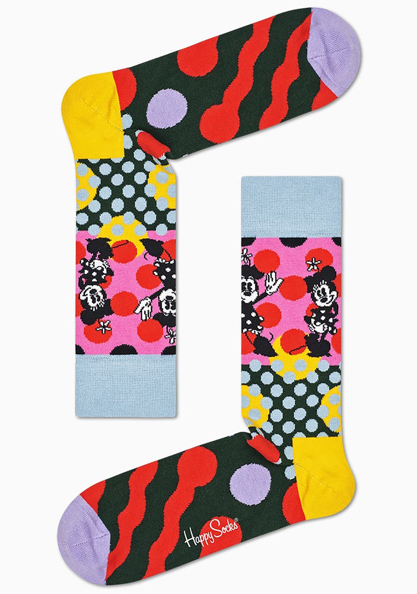 Happy Socks X Disney Mickey And Minnie 6PK Sock Gift Set