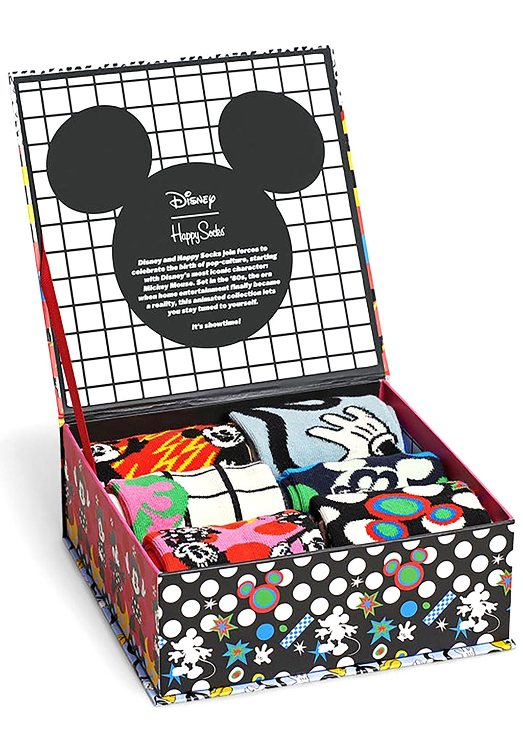 Happy Socks X Disney Mickey And Minnie 6PK Sock Gift Set