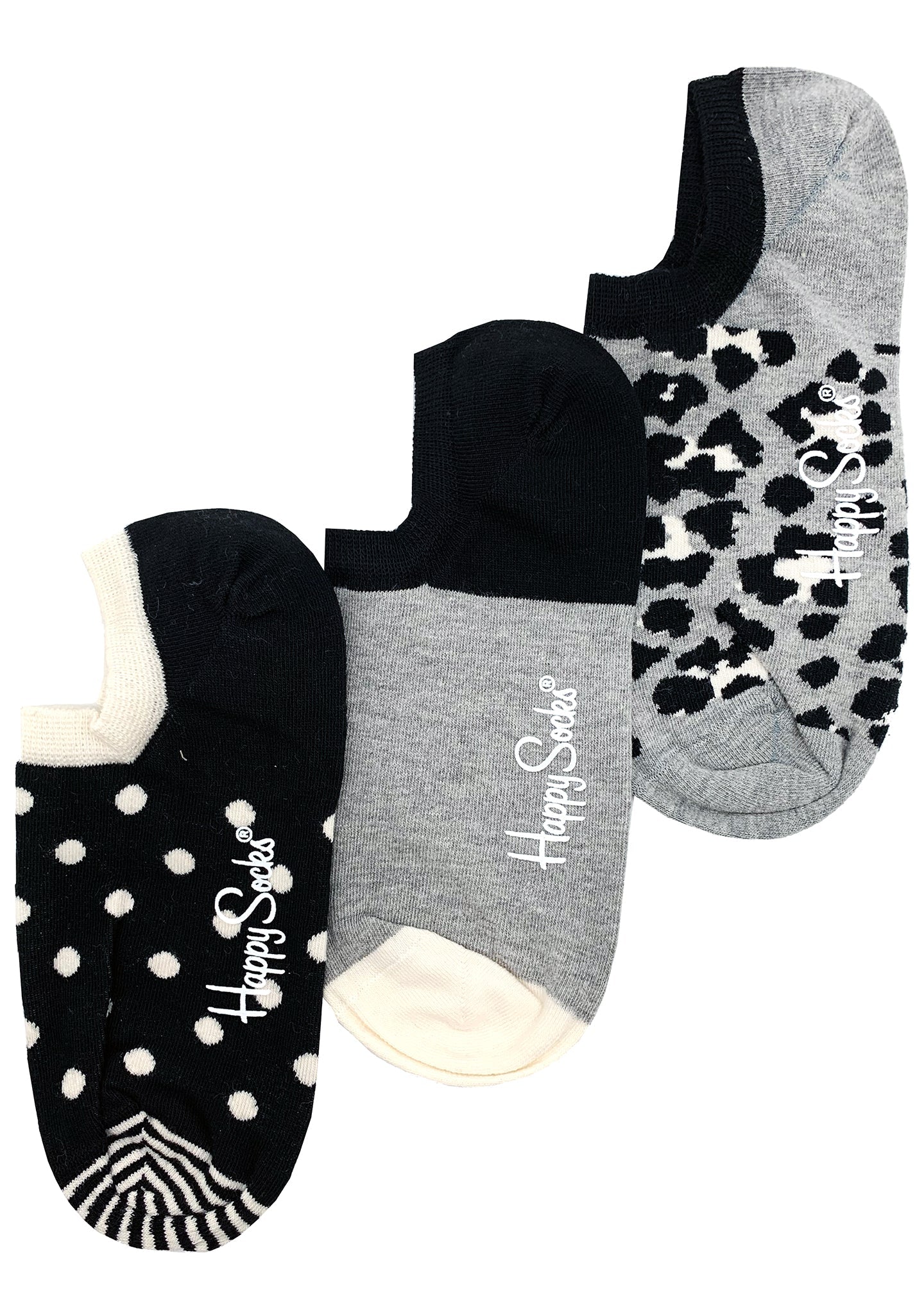 Happy Socks Ladies Leo 3 Pack Liner Socks