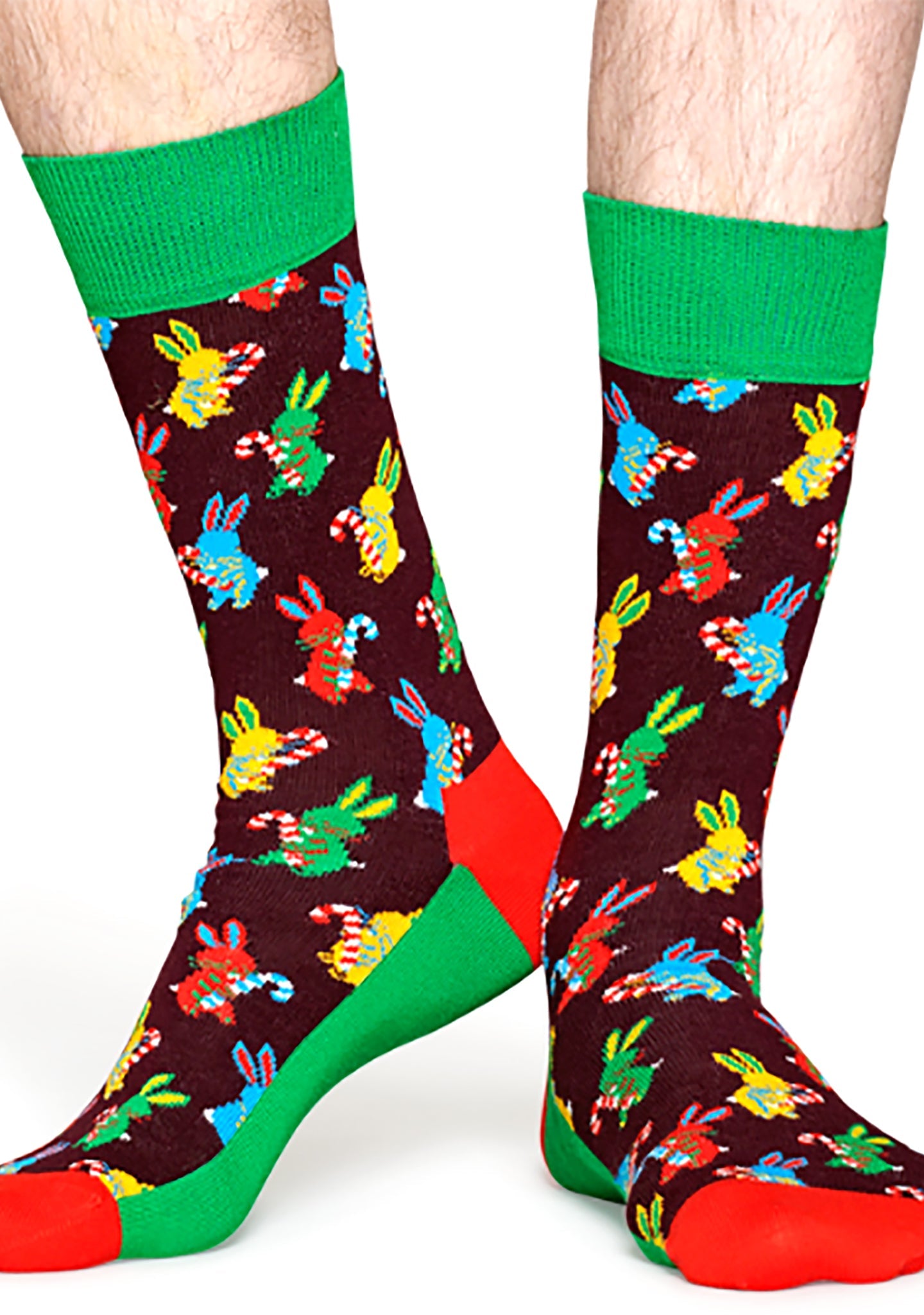 Happy Socks X Macaulay Culkin Christmas Polka Rabbit Sock