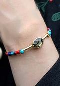  HIPANEMA Valmy Bangle In Gold/Amber