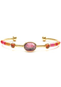  HIPANEMA Valmy Bangle In Gold/Pink