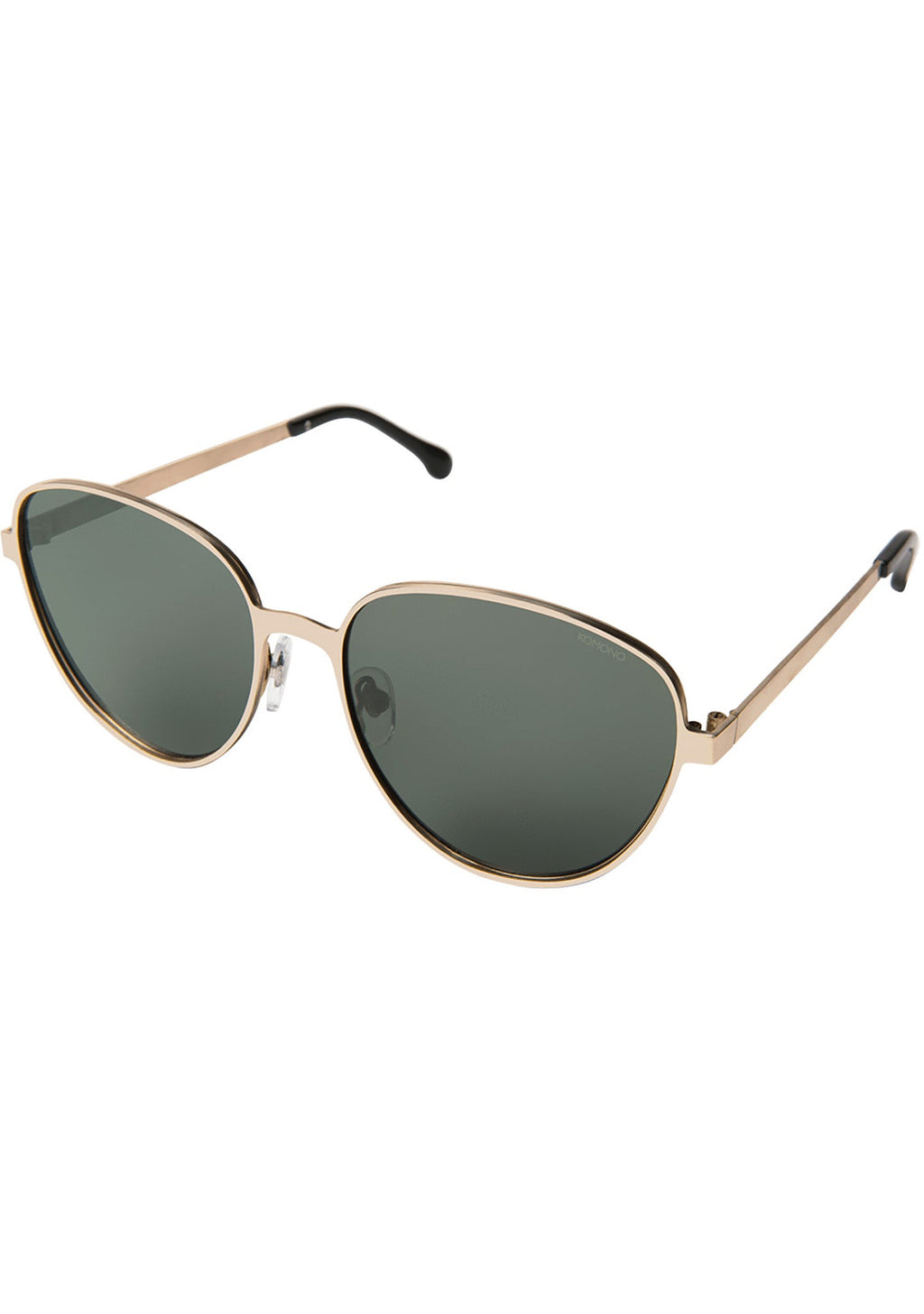 KOMONO Chris Sunglasses In White Gold