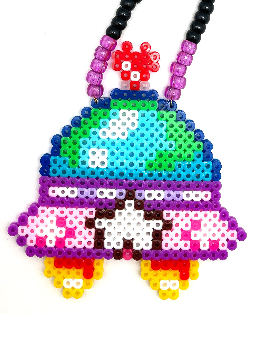  Cosmic Voyage Rave Kandi Necklace